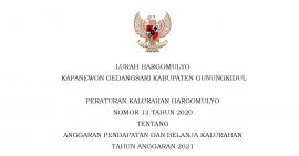 Anggaran Pendapatan dan Belanja Kalurahan Tahun 2021