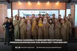 PEMKAL HARGOMULYO BERKOMITMEN CIPTAKAN PENGADAAN BARANG DAN JASA SESUAI SOP YANG BERLAKU