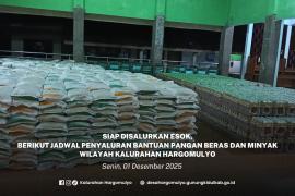 SIAP DISALURKAN ESOK, BERIKUT JADWAL PENYALURAN BANTUAN PANGAN BERAS DAN MINYAK 