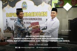 GELAR SAFARI RAMADHAN 2026 DI HARGOMULYO, WAKIL BUPATI GUNUNGKIDUL AJAK PERKUAT KEPEDULIAN SOSIAL