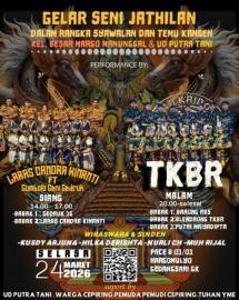 HADIR DAN SAKSIKAN GELAR SENI JATHILAN DALAM RANGKA SYAWALAN KELUARGA BESAR MARGO MANUNGGAL&UD PUTRA