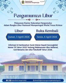 PENGUMUMAN LIBUR MEMPERINGATI WAFAT YESUS KRISTUS