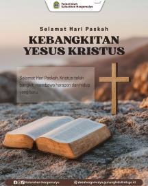 SELAMAT MEMPERINGATI HARI PASKAH KEBANGKITAN YESUS KRISTUS 
