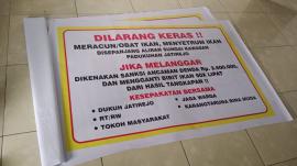 DIPERKUAT DENGAN PER-DUS, KARANG TARUNA BINA MUDA LARANG ILEGAL FISHING DIAREA SUNGAI JATIREJO