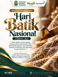SELAMAT MEMPERINGATI HARI BATIK NASIONAL 2 OKTOBER 2026